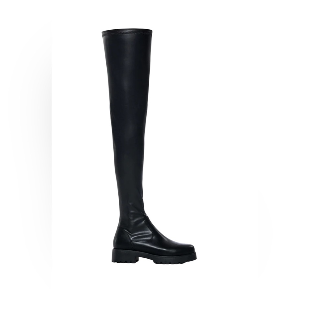 Azalea Wang Black Thigh High Surgical boots size 8.5